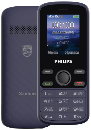 Купить Телефон Philips Xenium E111, синий